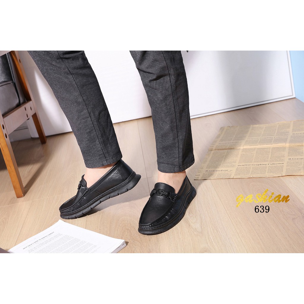 SEPATU LOAFERS PRIA KASUAL KULIT FASHION IMPORT # 639 #