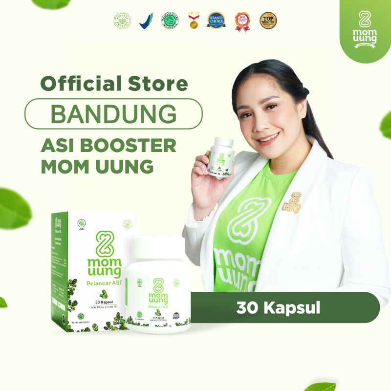 MOM UUNG/ AGEN RESMI BANDUNG MOM UUNG/ MOM UUNG BANDUNG/ 30 KAPSUL / MOM UUNG ASI Booster BPOM HALAL