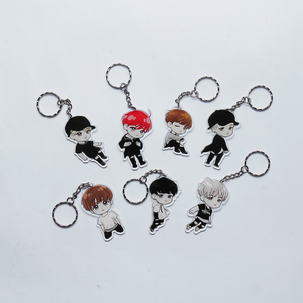 GANTUNGAN KUNCI BTS GANCI BTS KARAKTER GANTUNGAN KUNCI BTS KARAKTER