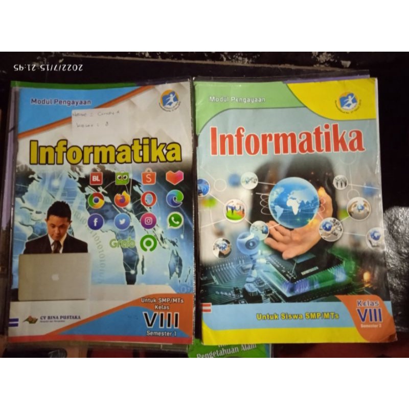 

Buku informatika kelas 7 dan 8