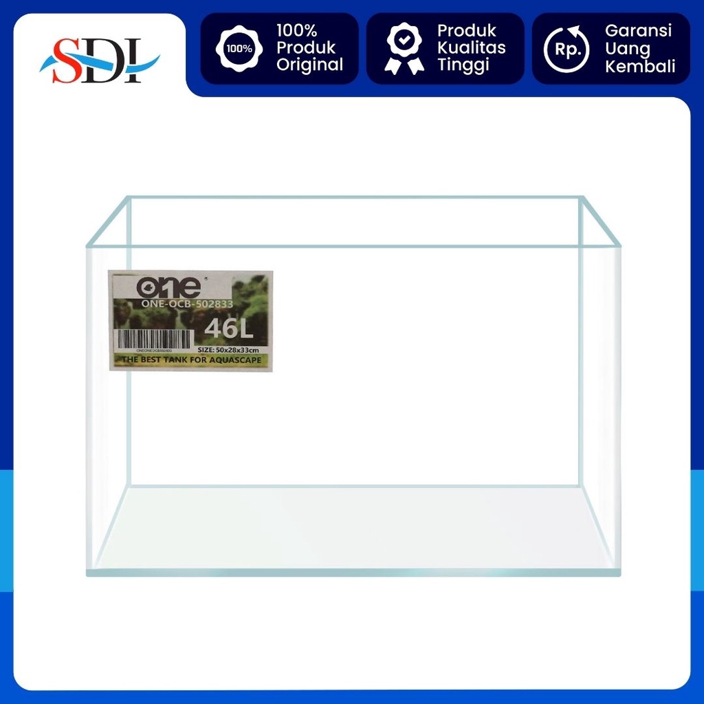 AQUARIUM KACA OPTIK CLEAR BENDING ONE OCB 502833