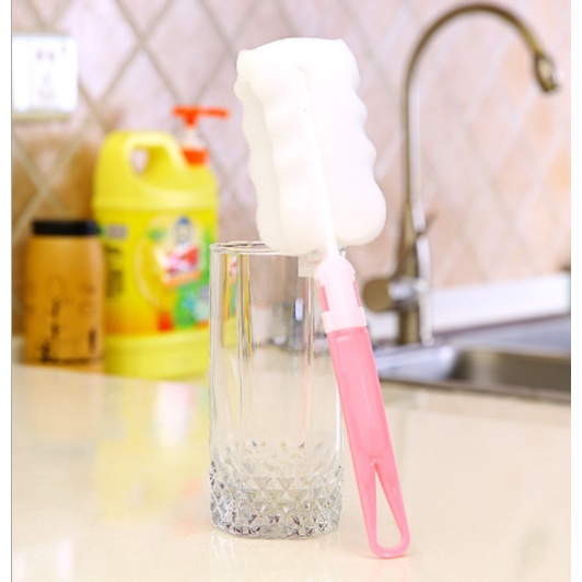 Sikat botol Tongkat Spons Pembersih Botol Susu Botol Minum Serbaguna