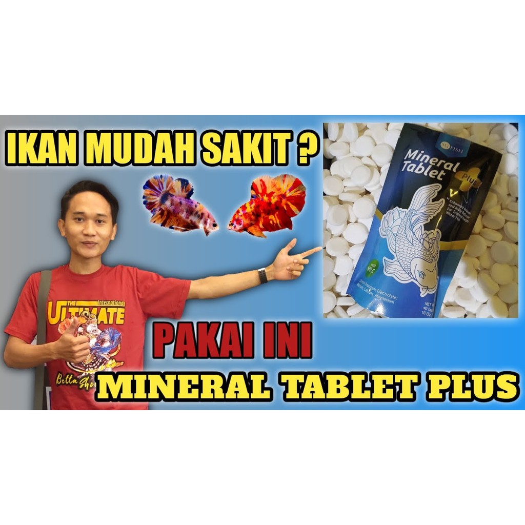 Eceran Mineral Tablet Plus Vitamin C Garam Garem Ikan 1 tablet