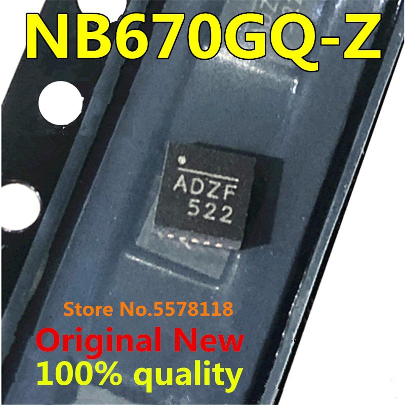 10pcs Chipset NB670GQ-Z NB670GQ NB670 (ADZF ADZD) QFN-16