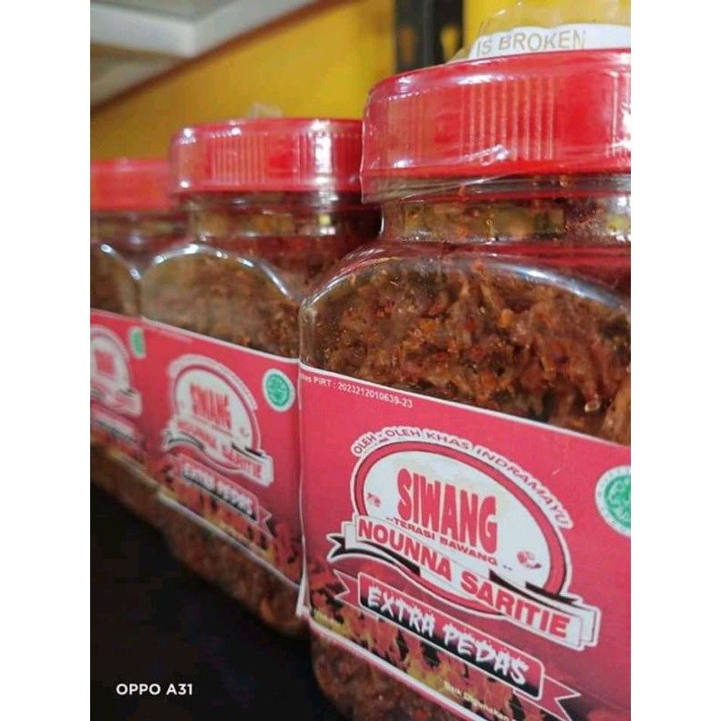 

siwang extra pedas Nounna saritie toples 170 gr