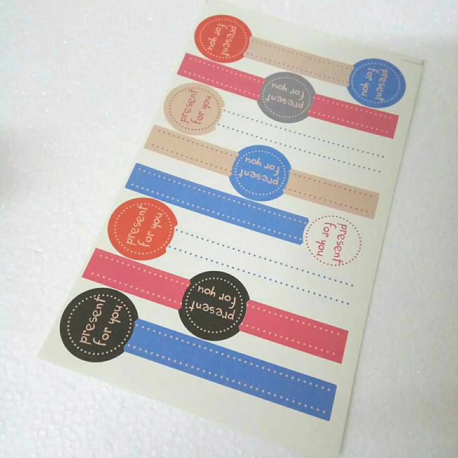 

Sticker Long Present For You 8's