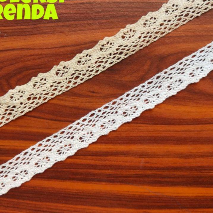 

Big Sale - PER ROLL 10YARD RENDA RAJUT LEBAR 3CM ン