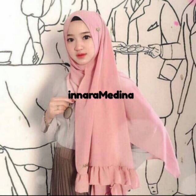 INNARA MEDINA | Pasmina RUFFLE Ceruty Babydoll