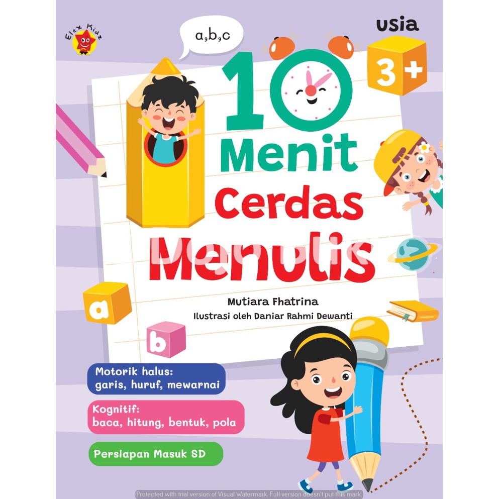 Buku Seri 10 Menit Cerdas by Mutiara Fhatrina - Usia 3+