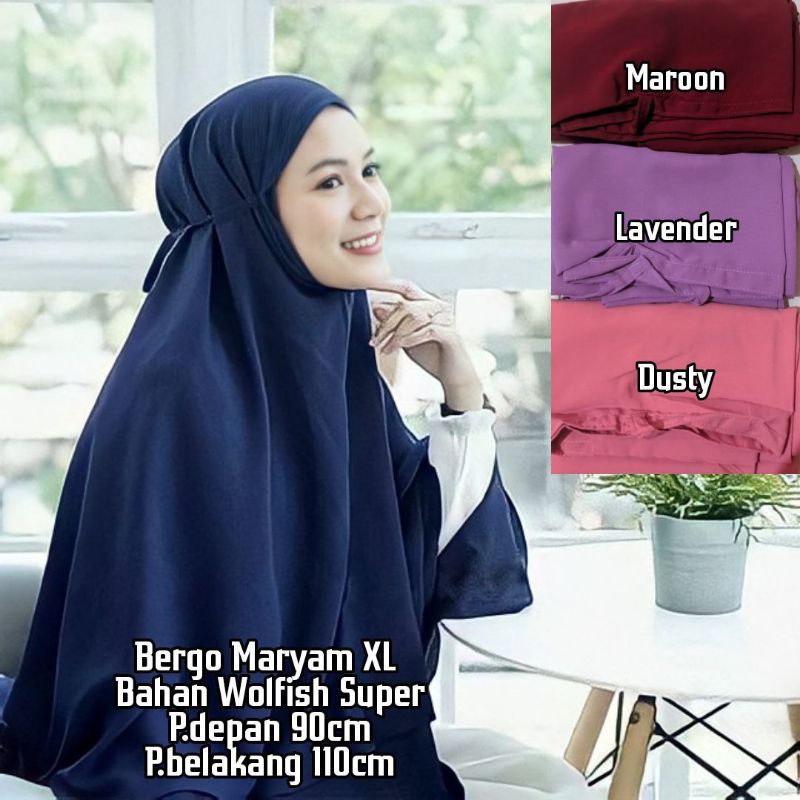 bergo maryam xl