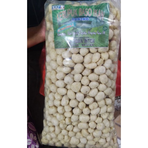 

kerupuk bakso ikan kering serang murah 500gr