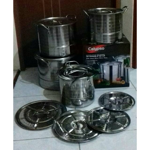 Panci Stock Pot Steamer Calypso