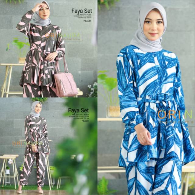 Daily Set Outfit - Setelan Outfit Premium - FAYA SET Original bh Ori NAURA