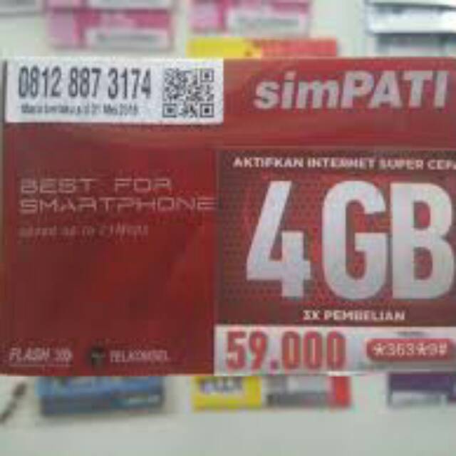 Perdana simpati kuota 4gb