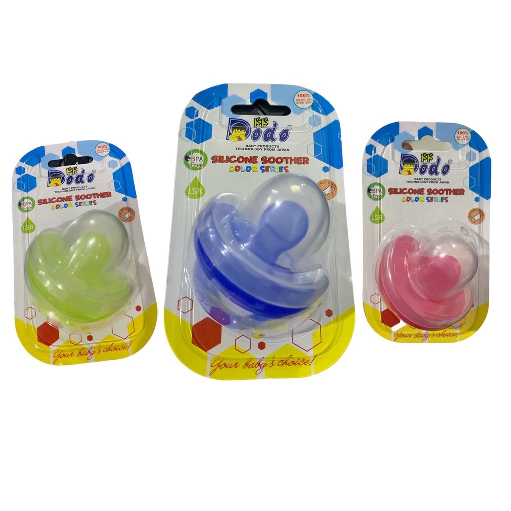 Dodo silicone soother color series