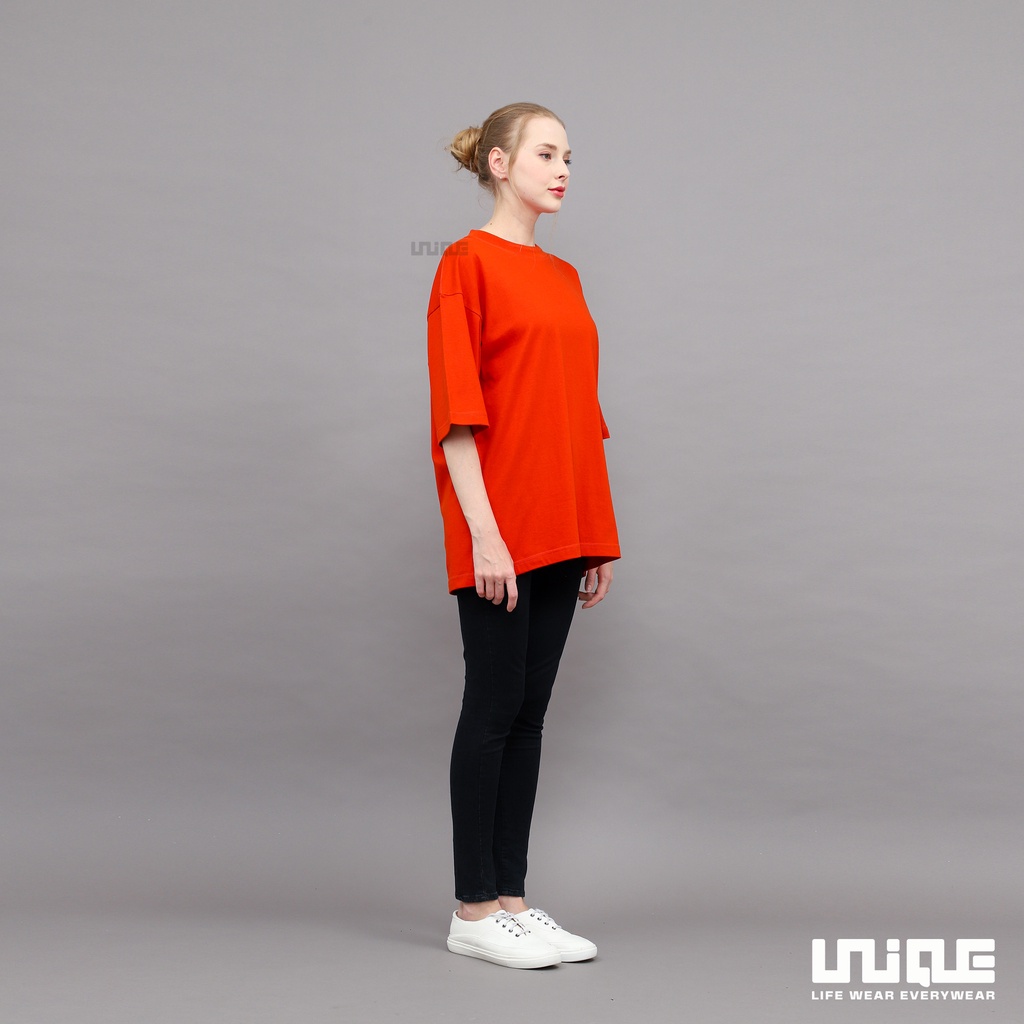 UNIQUE - (Basic Series) Kaos Polos Oversize Basic Red Brick