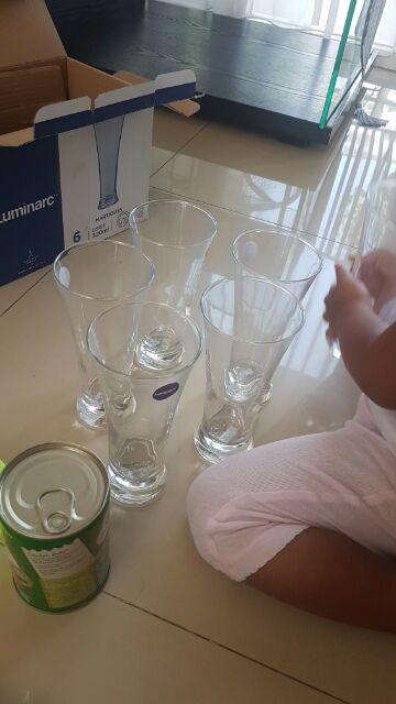 Luminarc Pilsner Martiques- Gelas Ice Tea- Gelas Jus  11 0z Import Produk