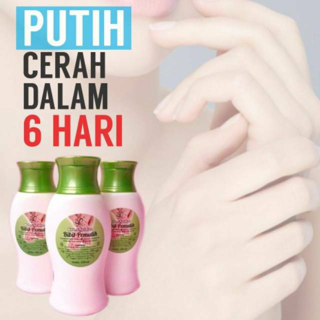 BODY LOTION PEMUTIH KULIT BADAN PERMANEN BIBIT WHITENING LOTION (tutup hijau) BARU