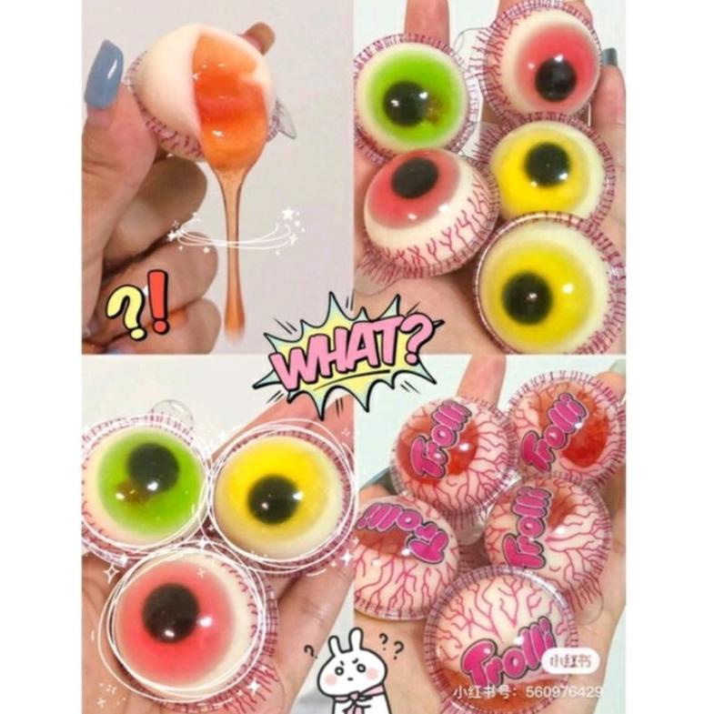 

[KODE PRODUK 9VYZR4754] [1PCS]Trolli Planet Gummy/Dragon Eye/Soccer Ball/Stella Ball/Duck Jelly/Sports Ball/Apel/Peach