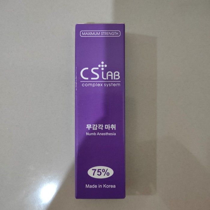 korea anastesi Fast Numbing Cream Tattoo sulam alis CSLAB 75 PERSEN