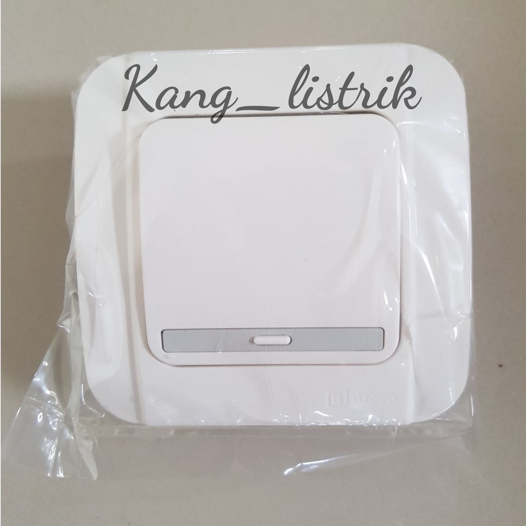 BROCO GALLEO Saklar Engkel IB G161 WHITE