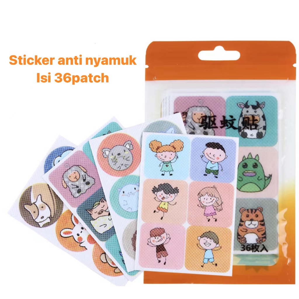 Sticker anti nyamuk isi 36 patch wangi minyak telon