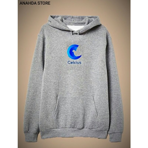 jaket sweater CELCIUS Hoodie abu Misty C10059S Bird Celcius