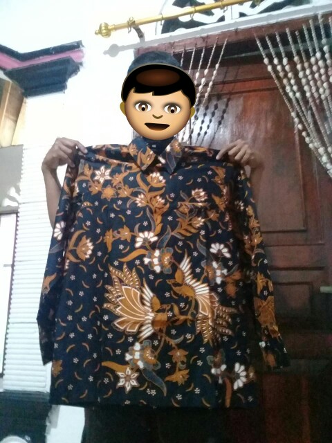 Mahapraja Kemeja Batik Pria Katun Sragenan Full Furing