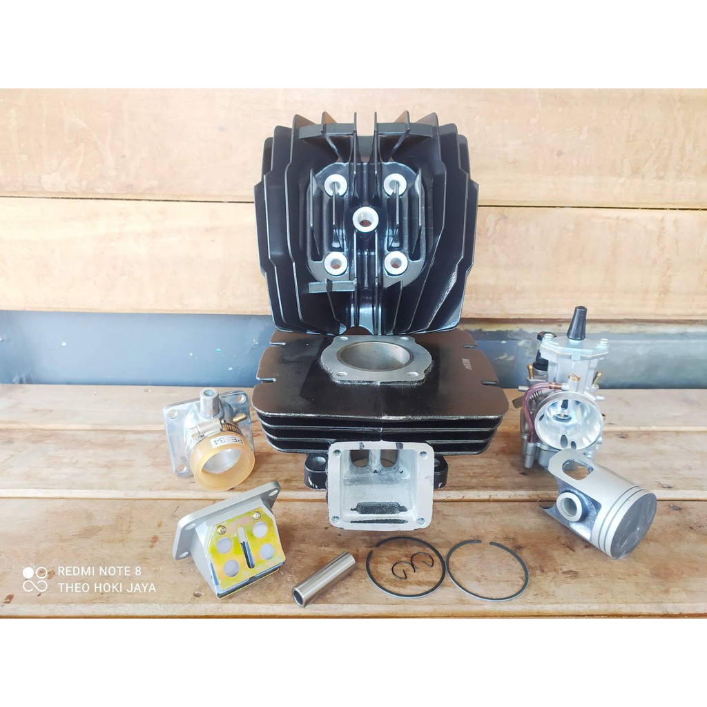 Paket Cylinder Blok Rxs Boring Rxs Rx Spesial Yt115 Porting Membran Vforce 4 Kop Head Yz Karbu Pwk
