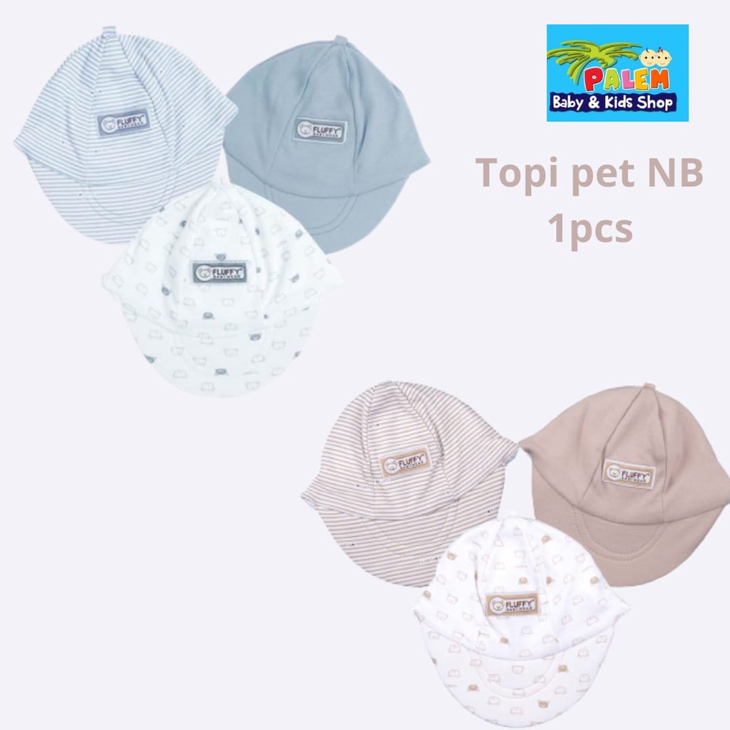 FLUFFY Topi Pet  bayi newborn 0-6 1PCS