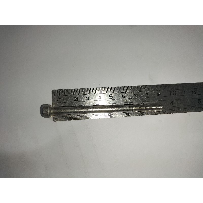 Baut L M6 X 90(9cm) half drat stainless 304 THE A2-70