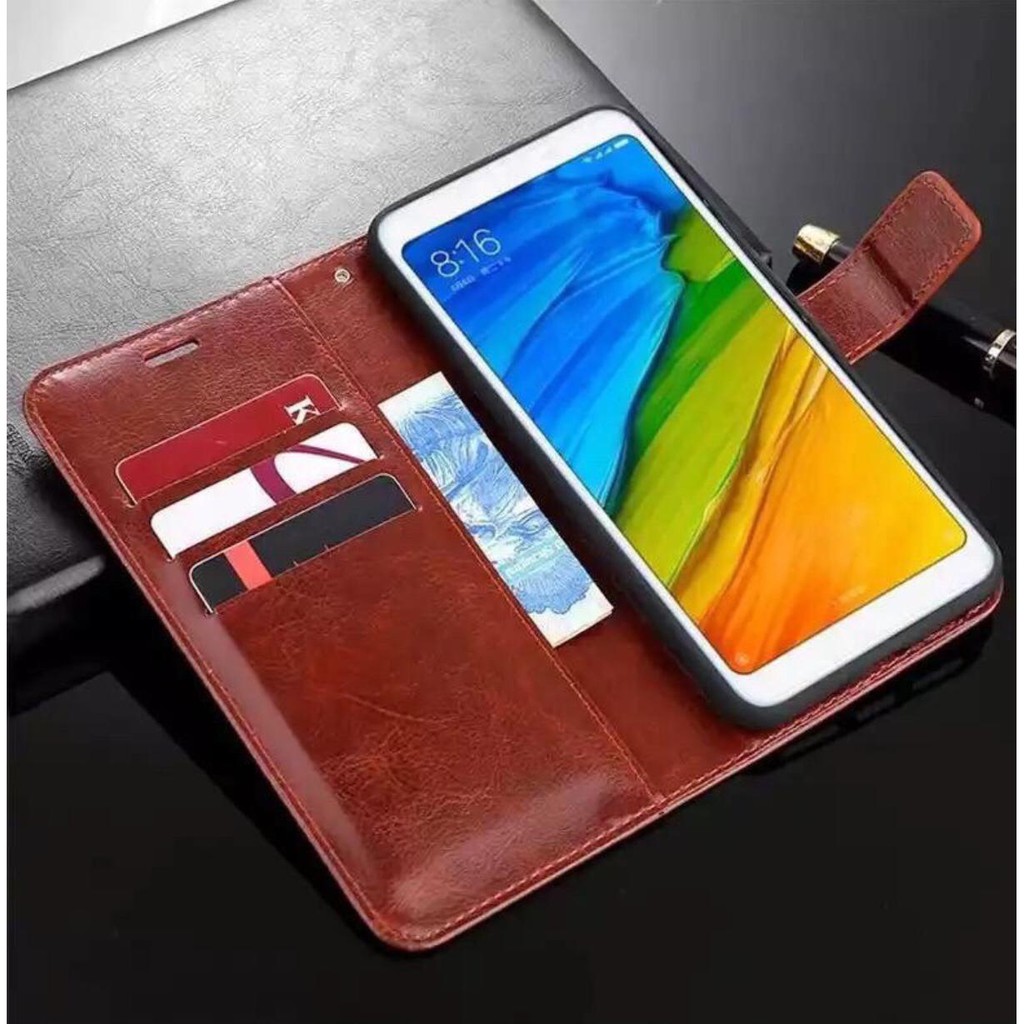 Sarung Flip Case Wallet Sarung Dompet Kulit Samsung A6 A6+ A8 A8+ A9 2018 A7 2018 A750 J4 J4+ J6 J6+ J8 2018