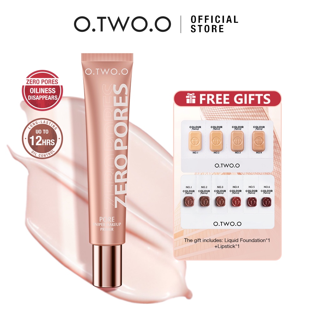 Jual [BUY 1 GET 2 GIFTS] O.TWO.O Makeup Base Cream Invisible Pore Soft