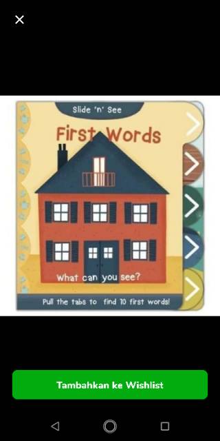 Buku pintar anak books and beyonds slide n see mainan anak bayi