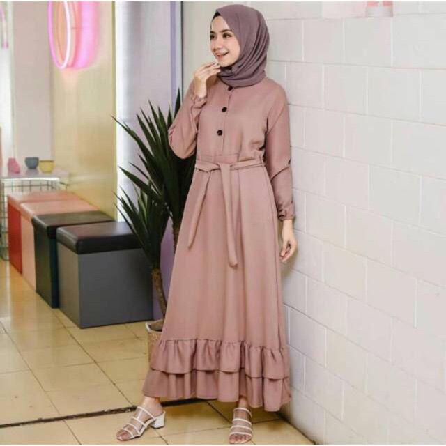 Credomenstore Kemeja Batik Pria Coklat Full Motif Shell / Baju Batik / Batik