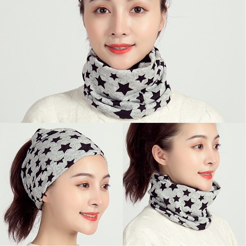 Joshin Scarf Hangat Ragam Leher Pullover Syal Korea Fashion Masker Tahan Angin wanita