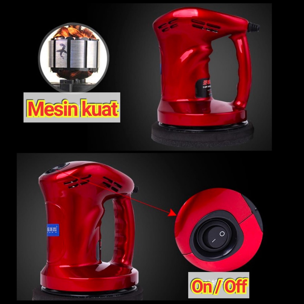 Mesin poles kuat polisher kilap salon mobil motor Keramik / Polish Car Motor