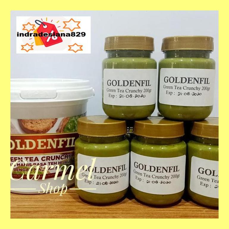 

Sf504Nind Promo Termurah!! Goldenfil Green Tea Crunchy / Selai Green Tea 200Gr Ind504Sm