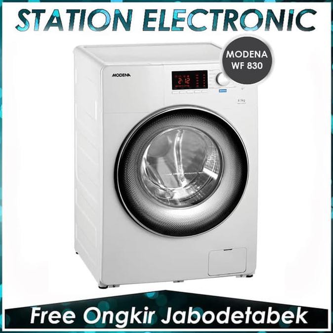 Modena TIZIANO - WF 830 Mesin Cuci Front Loading 8.5 KG | MESIN CUCI | GROSIR MESIN CUCI | MESIN