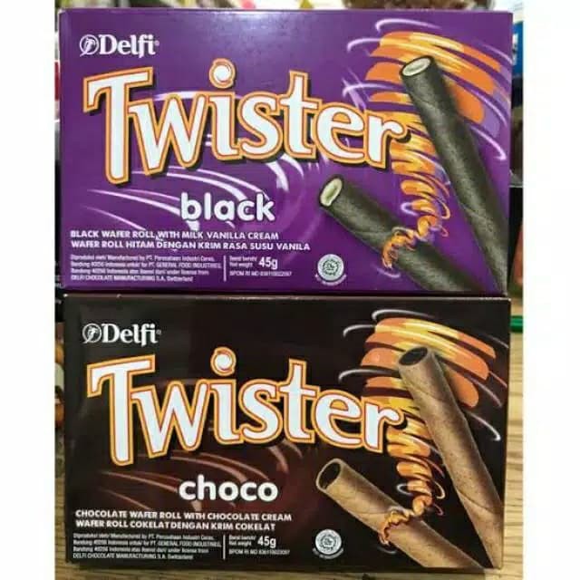 

Twister 45gr 2 varian Black & Choco