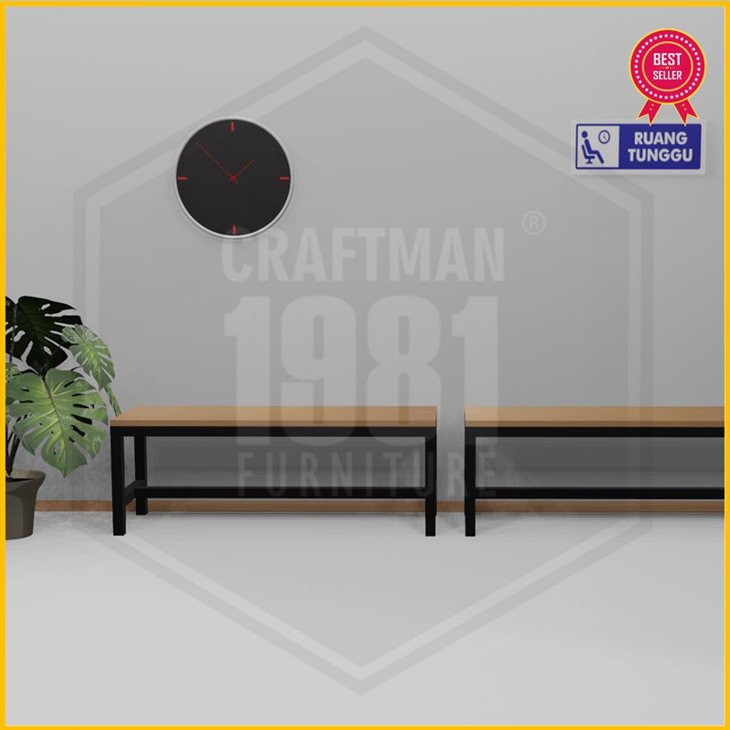 Kursi Panjang Ruang Tunggu Ruang Tamu 120x30 Murah Modern Minimalis