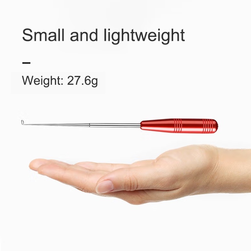 Fishing Unhook Extractor Alat Penghapus Kait Pengaman Cepat Outdoor Stainless Steel Fish Tackles