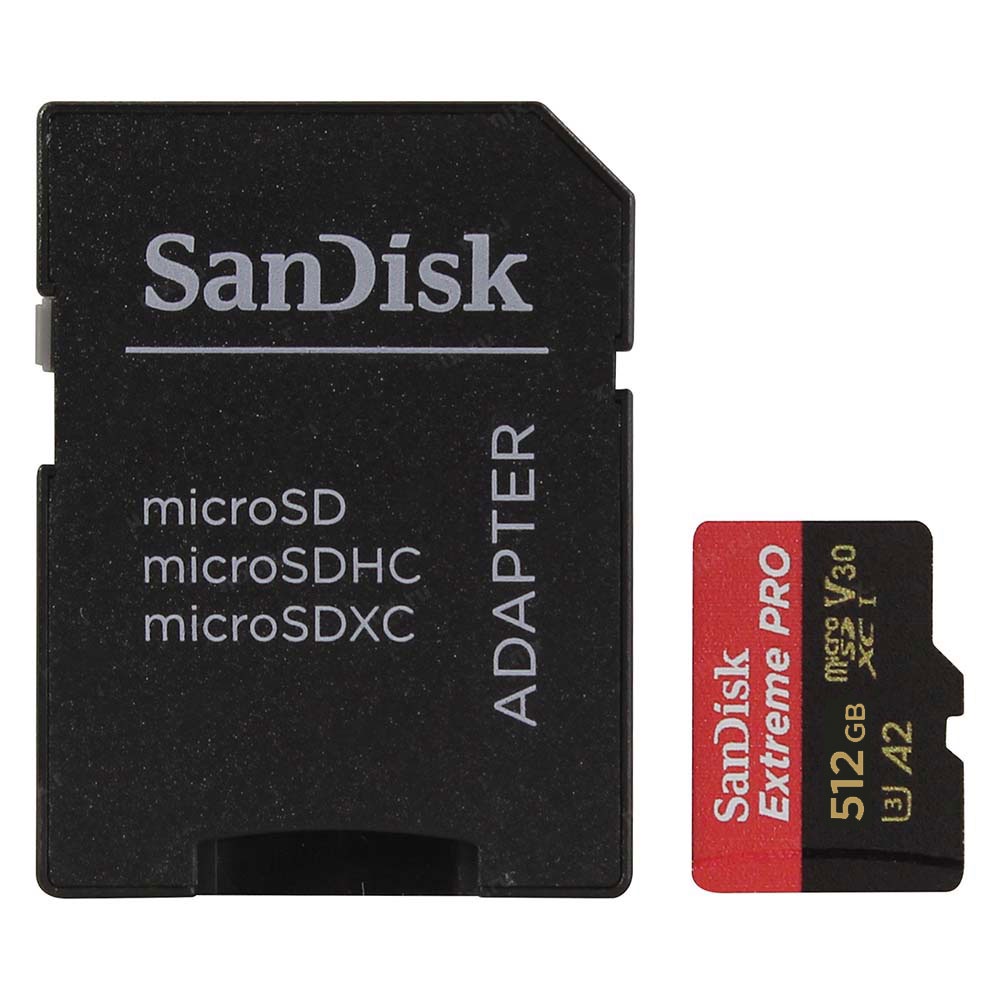 Micro SD SanDisk Extreme Pro SDXC 512GB 170MB/s with Adapter