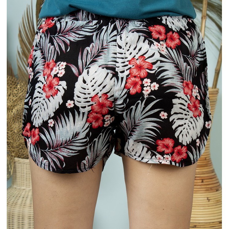 HIPNOP FLOWER Celana Pendek Wanita Muniko Hot Pants Rayon