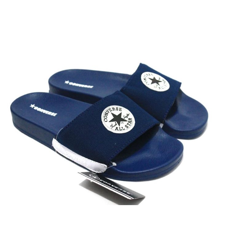 SANDAL SLOP C0NVEERS3 CT || SENDAL CASUAL SPORT SANDAL SLIDE PRIA WANITA-Navy