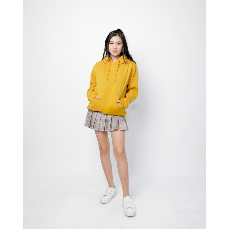 Sweater_id Hoodie Jumper Kuning Mustard Polos Unisex