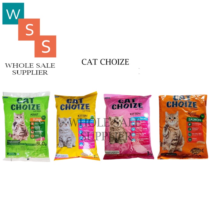 Makanan kucing cat choize adult 800gr &amp; kitten 1kg (7pc EKSPEDISI )