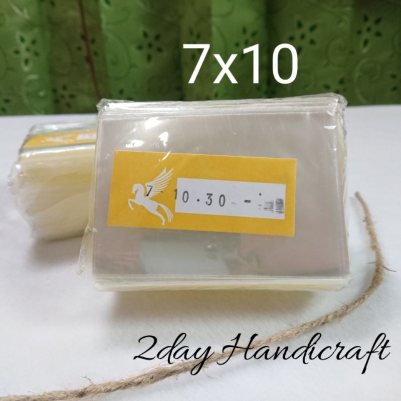 

250g Plastik Kaca 7x10 - Plastik Kaca tanpa Lem - plastik Tebal 30mikron