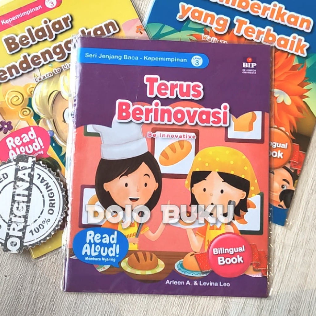 Seri Jenjang Baca - Kepemimpinan: Terus Berinovasi (level 3) by Arleen A. &amp; Alvin Kyuri