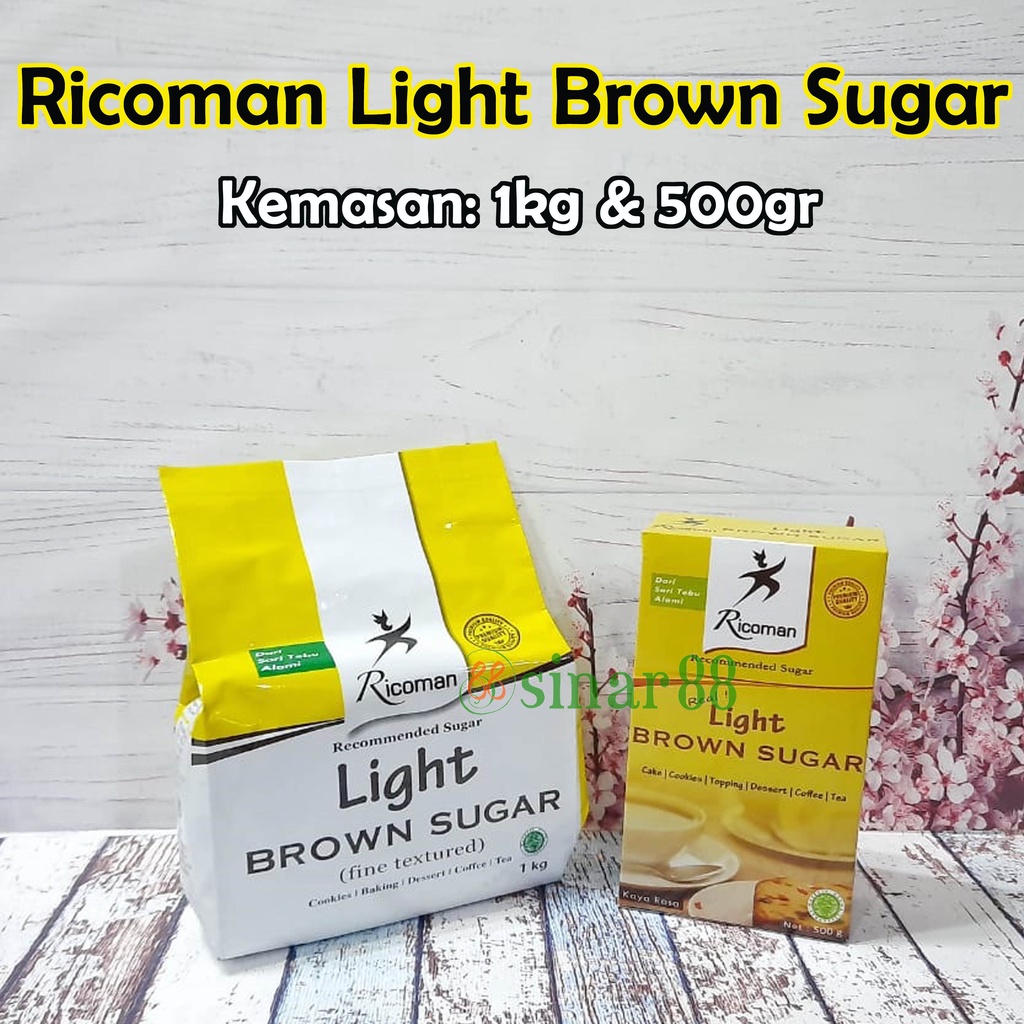 

Ricoman Light Brown Sugar 1kg